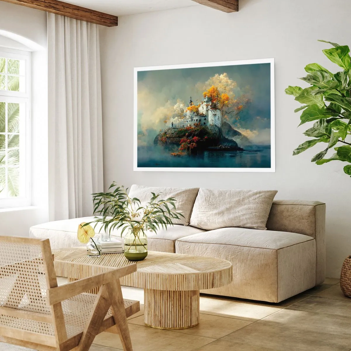 Póster - El comienzo de una historia romántica - 50x40 cm