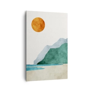 Cuadro sobre lienzo - Impresión de Imagen - Un paisaje como debe ser - 80x120 cm