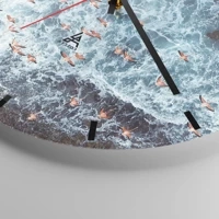 Esfera sin numeración, con rayas