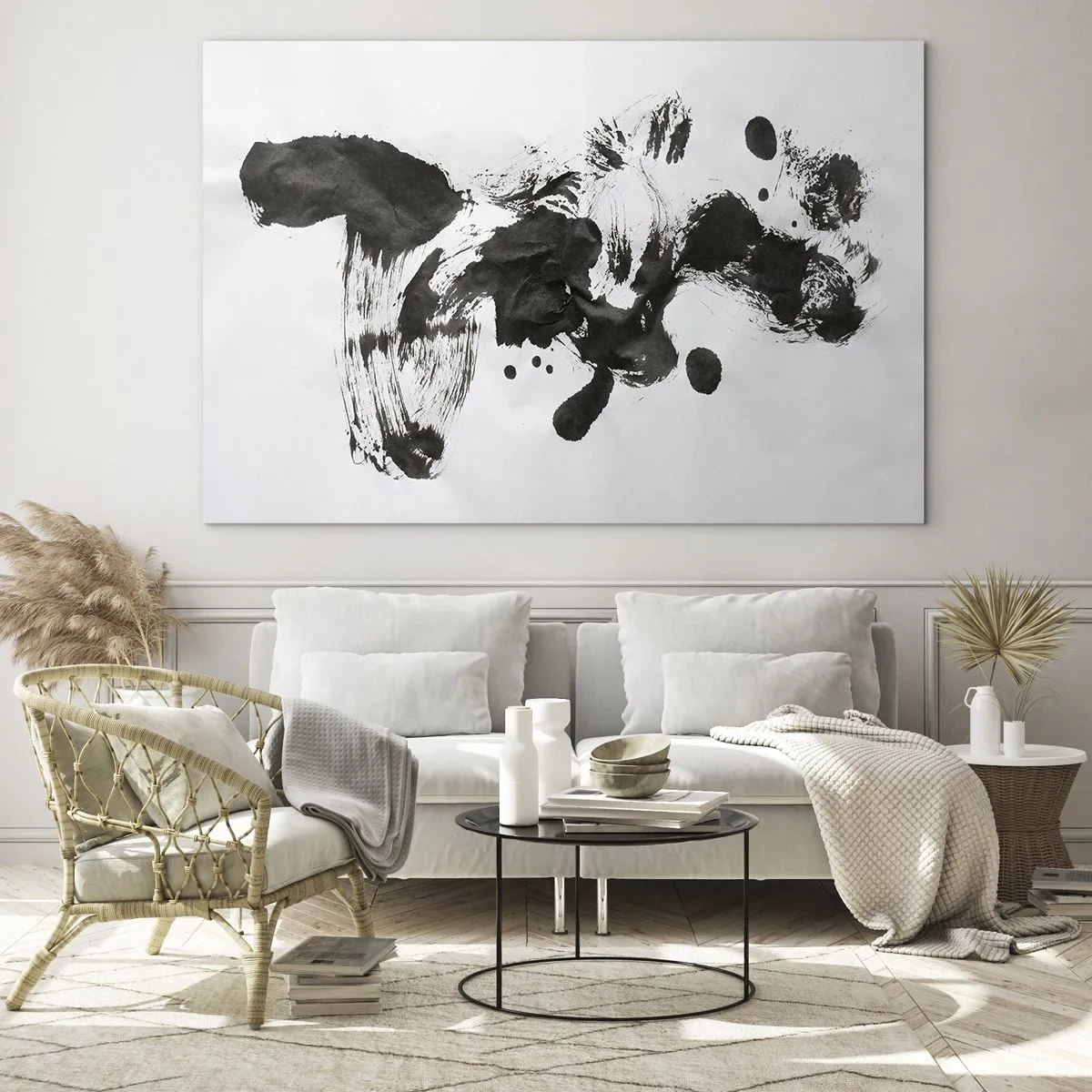 Cuadro sobre vidrio - Impresiones sobre Vidrio - ¿Un método en la locura? - 70x50 cm
