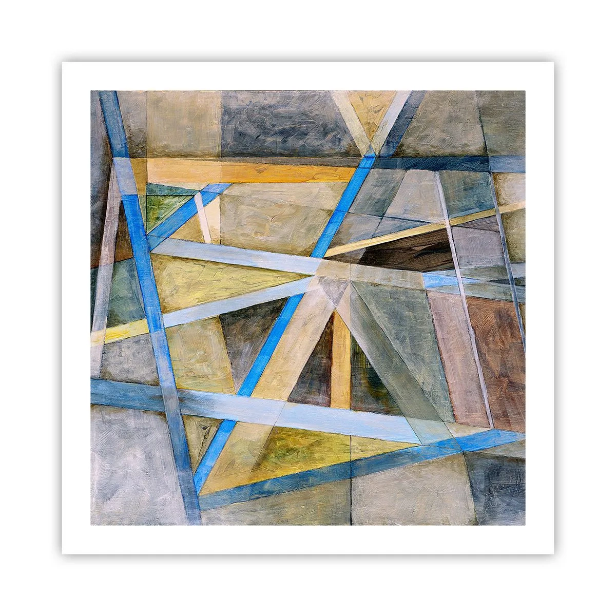 Póster - ¿Recto o inclinado? - 60x60 cm