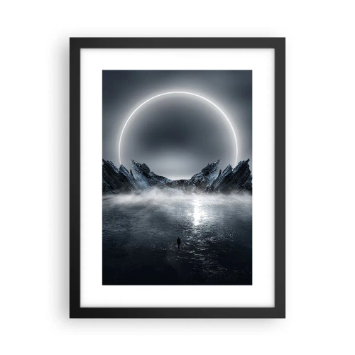 Póster en marco negro - El final del cuento - 30x40 cm