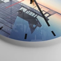 Esfera sin numeración, con rayas