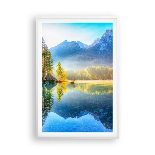 Póster en marco blanco - Majestuosidad y dulzura - 61x91 cm