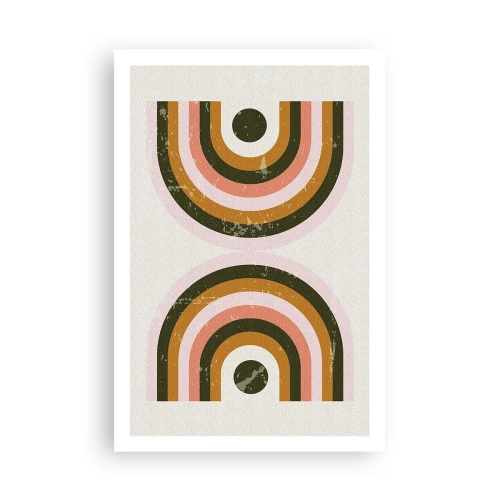 Póster - Abstracción gemela - 61x91 cm