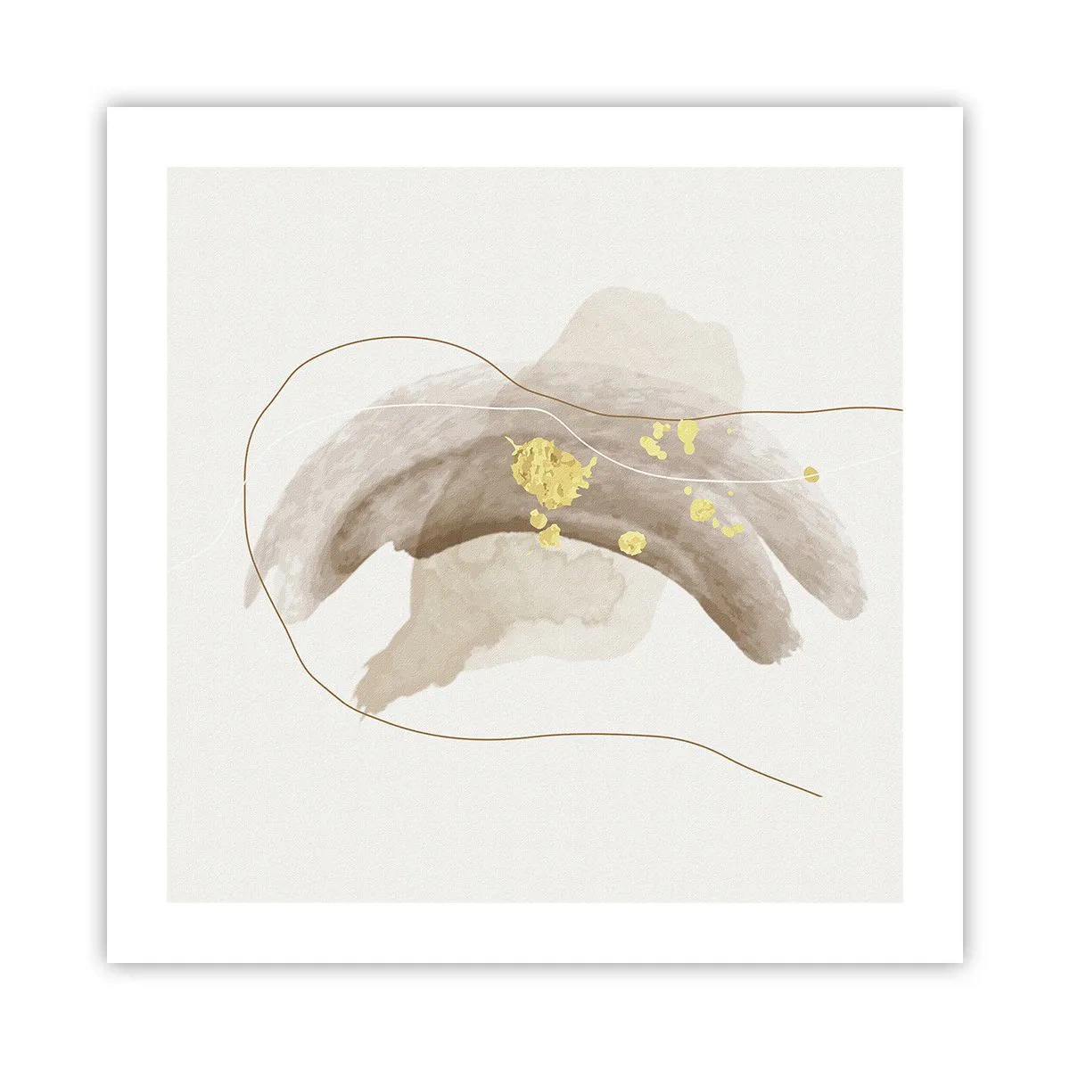 Póster - Encontrado en el espacio - 50x50 cm