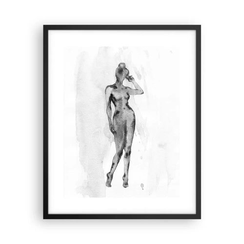 Póster en marco negro - Un estudio sobre el ideal de feminidad - 40x50 cm