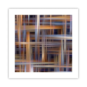 Póster - Tejido de luz - 40x40 cm