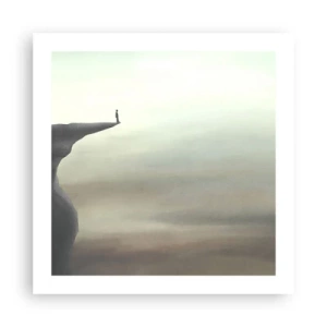 Póster - Hacia arriba, ¡por supuesto! - 50x50 cm