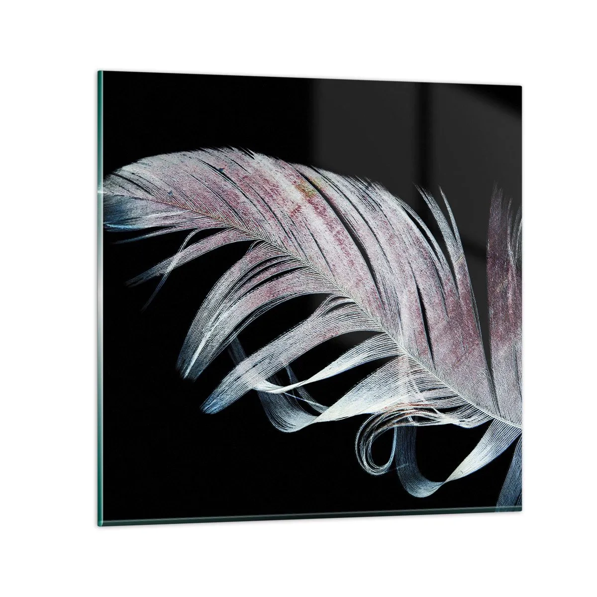 Cuadro sobre vidrio - Impresiones sobre Vidrio - Piensa en el tacto - 30x30 cm