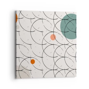 Cuadro sobre lienzo - Impresión de Imagen - Con espíritu pop-art - 70x70 cm