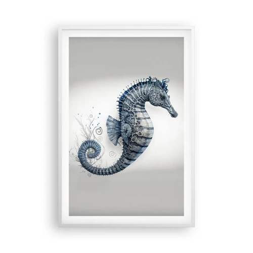 Póster en marco blanco - Una sutil broma de la naturaleza - 61x91 cm