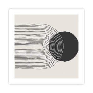 Póster - Temblor y certeza - 50x50 cm