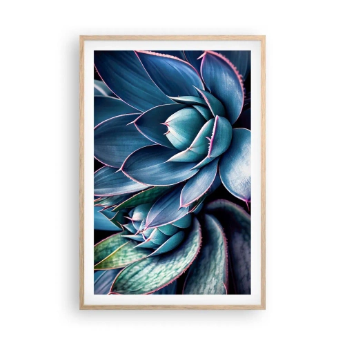 Póster en marco roble claro - Fuerza vital - 61x91 cm