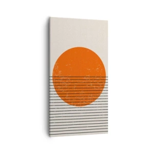 Cuadro sobre lienzo - Impresión de Imagen - Siempre el sol - 55x100 cm