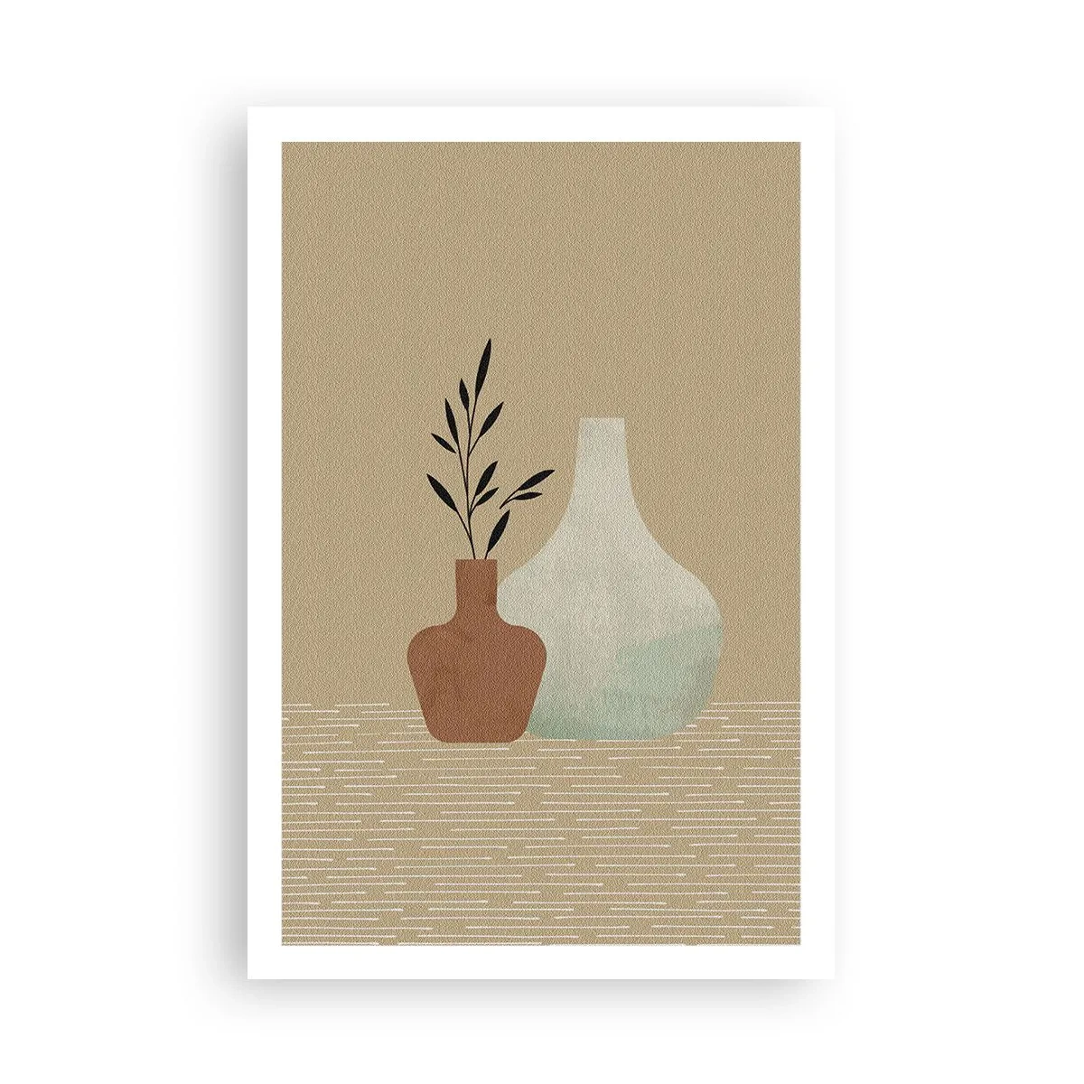 Póster - Jarrón y su idea - 61x91 cm