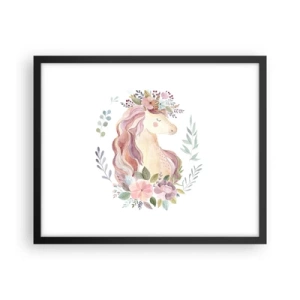 Póster en marco negro - Una invitación al mundo de los cuentos de hadas - 50x40 cm