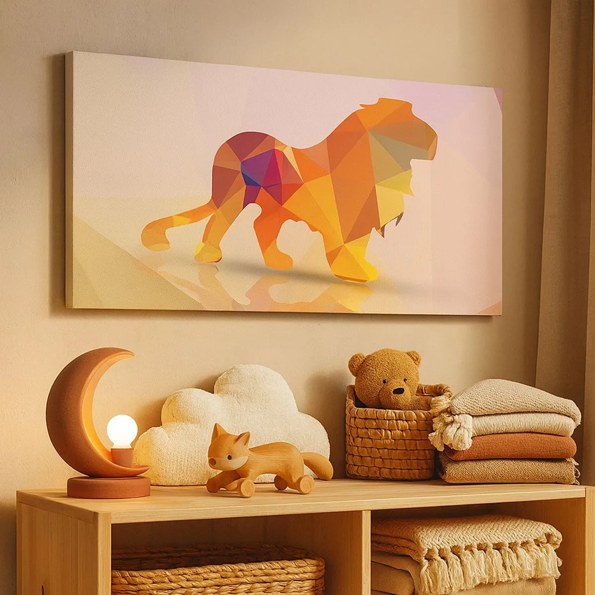 Cuadro sobre lienzo - Impresión de Imagen - El rey de los diamantes - 100x40 cm