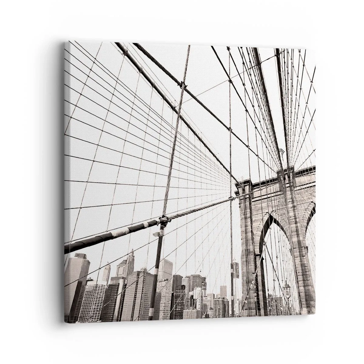Cuadro sobre lienzo - Impresión de Imagen - Catedral de Nueva York - 30x30 cm