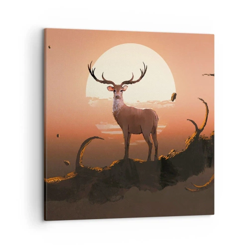 Cuadro sobre lienzo - Impresión de Imagen - Esta noche es diferente a cualquier otra - 50x50 cm