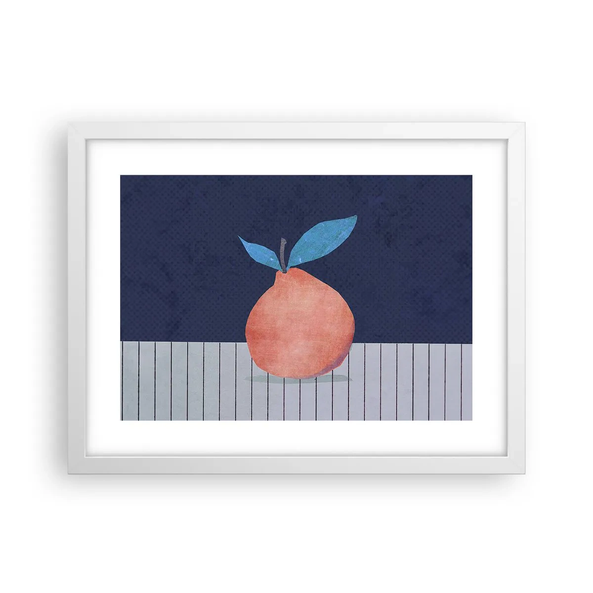 Póster en marco blanco - Convexidad y plano - 40x30 cm