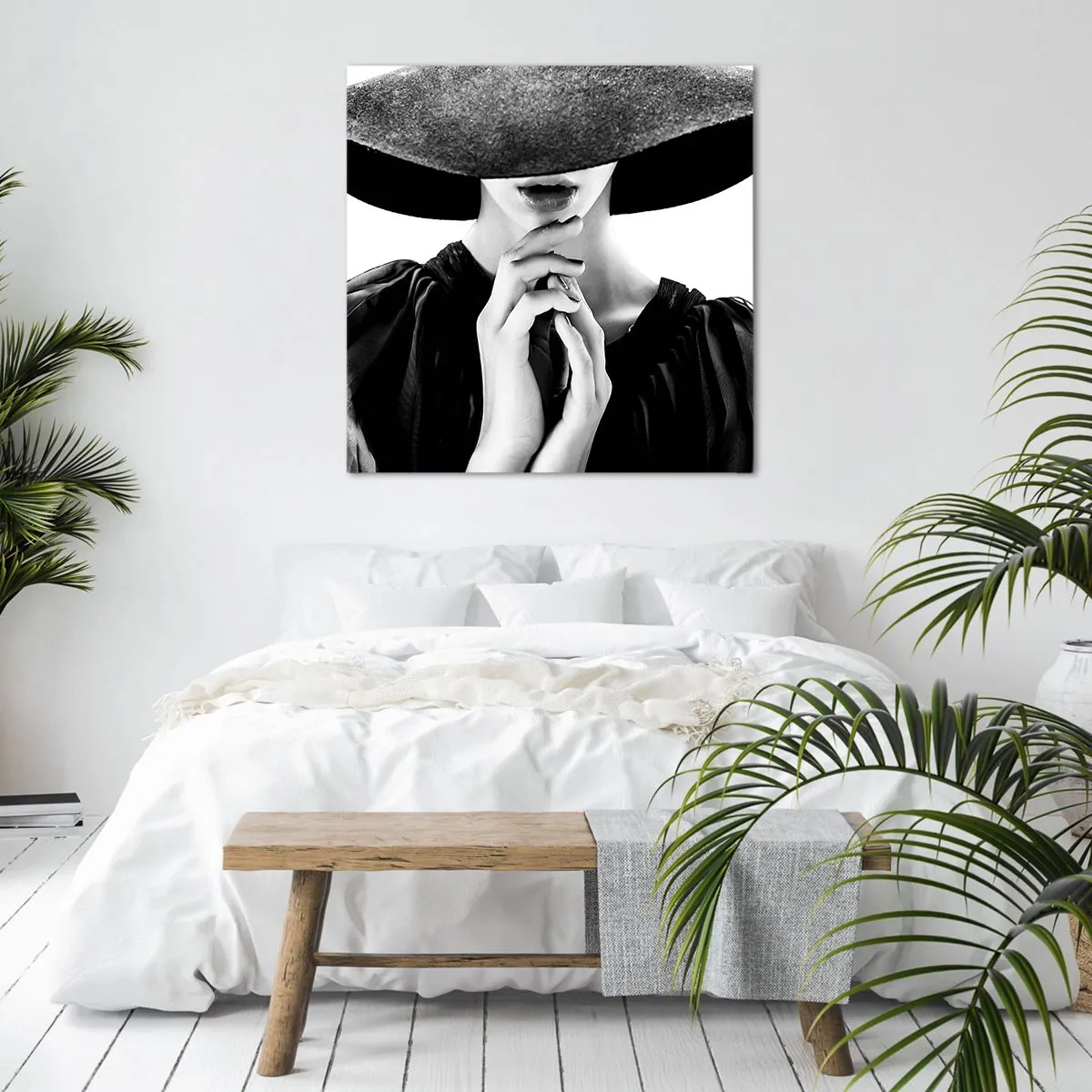 Cuadro sobre lienzo - Impresión de Imagen - Belleza oculta - 70x70 cm