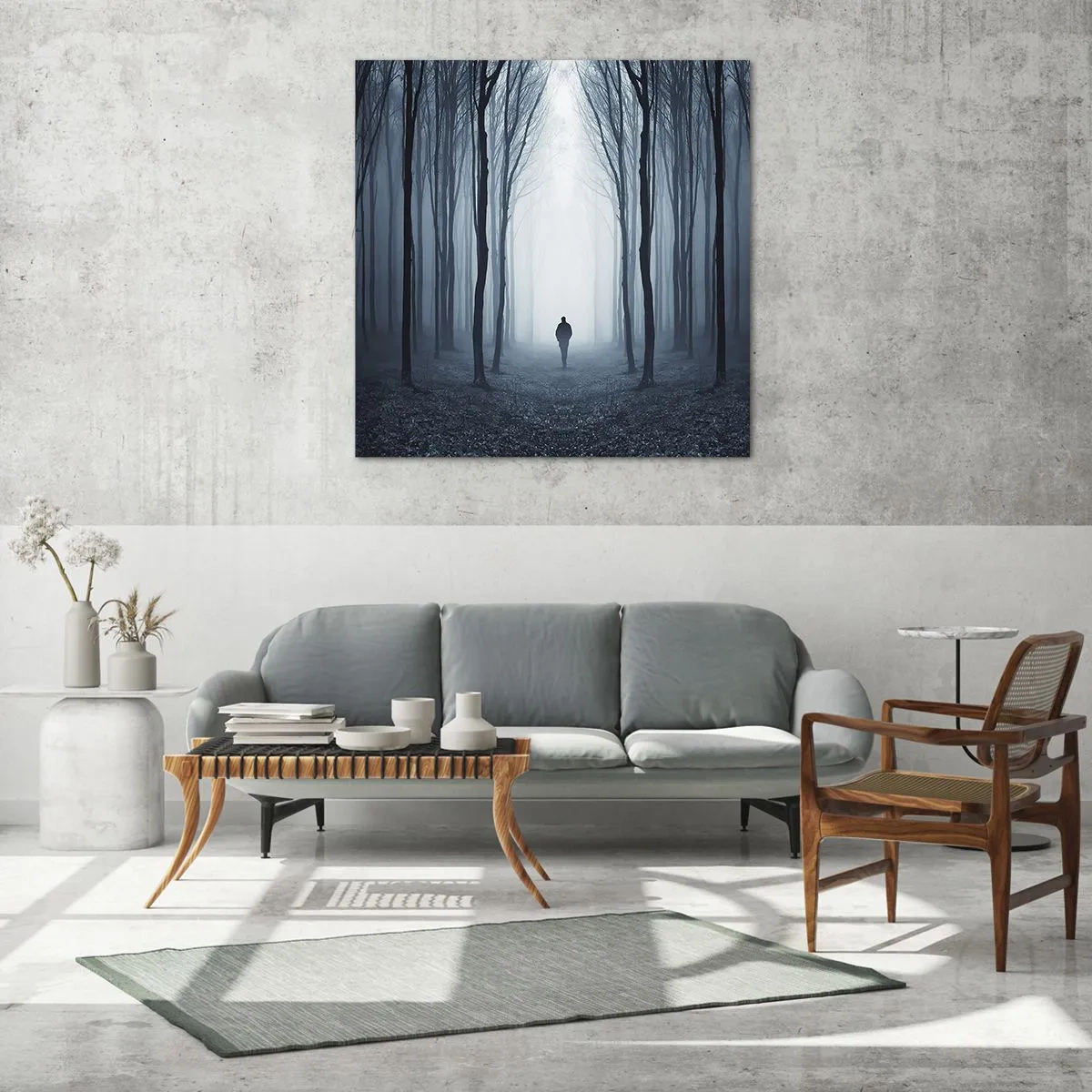 Cuadro sobre vidrio - Impresiones sobre Vidrio - Alto y claro - 60x60 cm