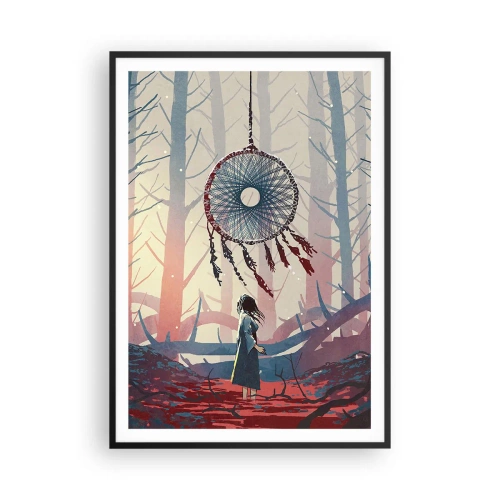 Póster en marco negro - El ritual secreto de la felicidad - 70x100 cm