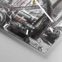 Esfera sin numeración, con rayas