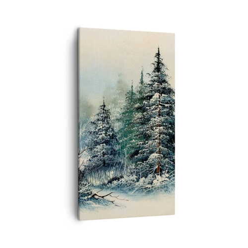 Cuadro sobre lienzo - Impresión de Imagen - Preparados para la Navidad - 45x80 cm