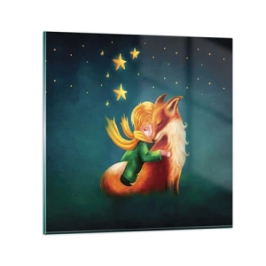 Cuadro sobre vidrio - Impresiones sobre Vidrio - El Principito - 30x30 cm