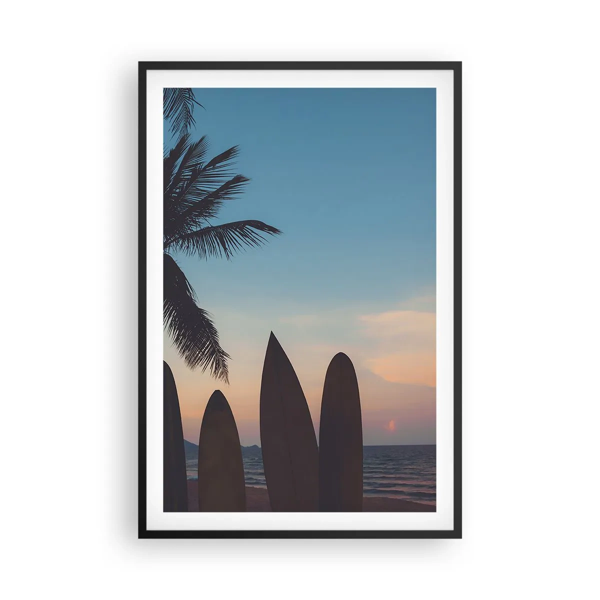 Póster en marco negro - Mañana también disfrutaremos - 61x91 cm