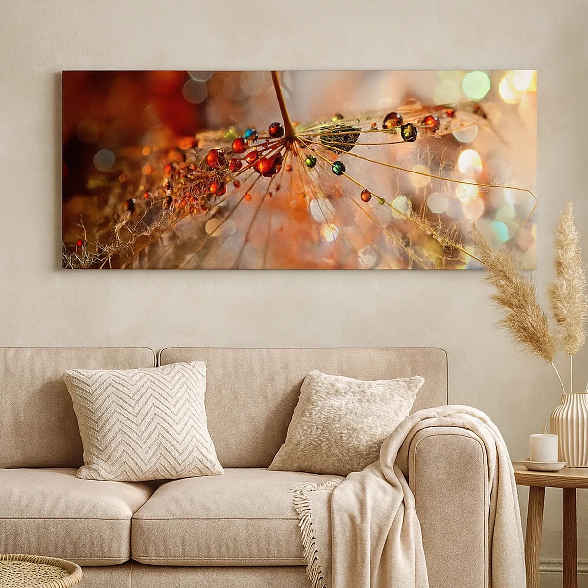 Cuadro sobre lienzo - Impresión de Imagen - En una tela de araña - 30x30 cm