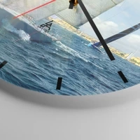 Esfera sin numeración, con rayas