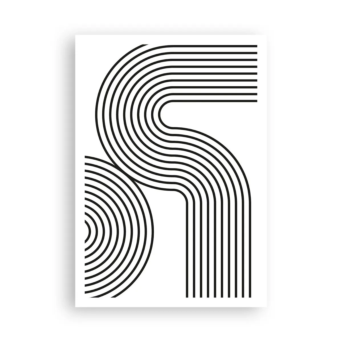 Póster - En una curva - 70x100 cm