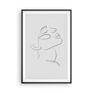 Póster en marco negro - Meandros de un sueño - 61x91 cm