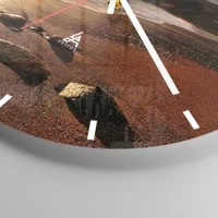 Esfera sin numeración, con rayas