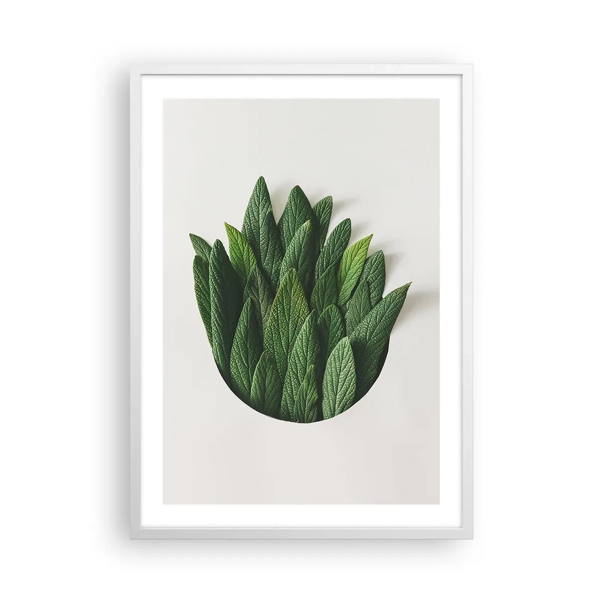 Póster en marco blanco - Curiosidad desenfrenada - 50x70 cm