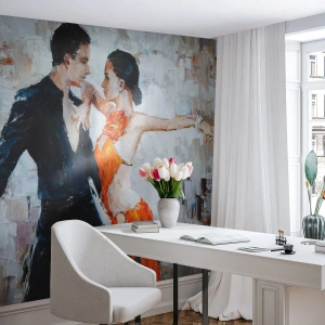 Fotomural Premium Sand - Dirty dancing - Abstracción, Bailar, Tango - 350x256 cm