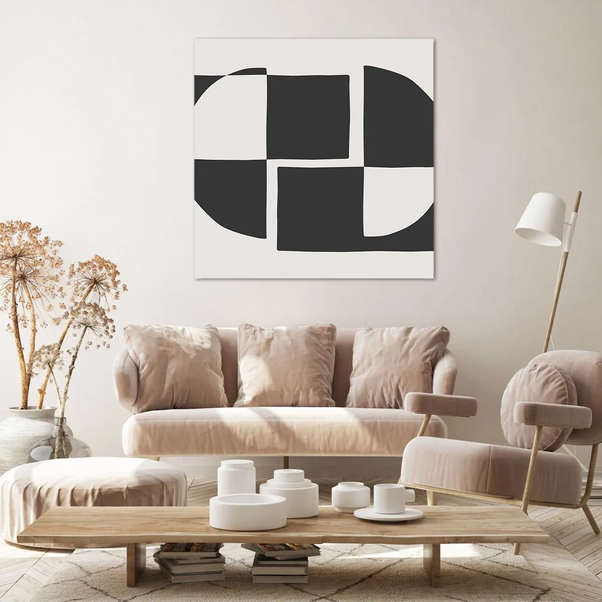 Cuadro sobre lienzo - Impresión de Imagen - Antítesis - síntesis - 60x60 cm