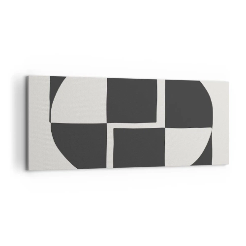 Cuadro sobre lienzo - Impresión de Imagen - Antítesis - síntesis - 100x40 cm