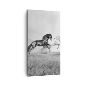 Cuadro sobre lienzo - Impresión de Imagen - Ángeles y demonios - 55x100 cm