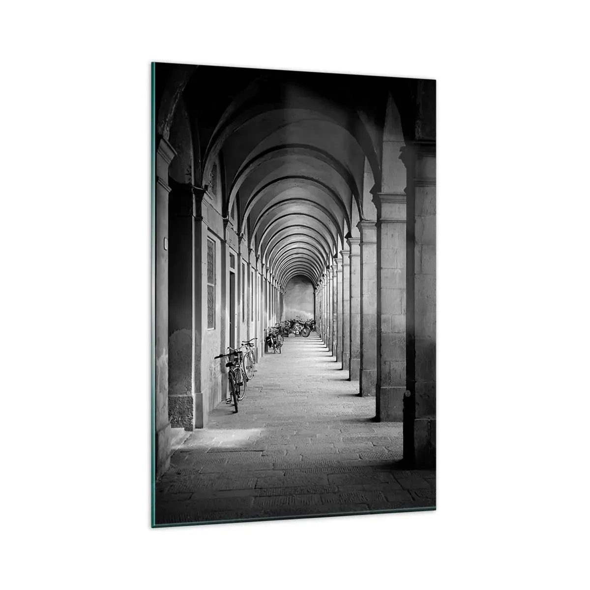 Cuadro sobre vidrio - Impresiones sobre Vidrio - Resguardo bajo los arcos - 80x120 cm