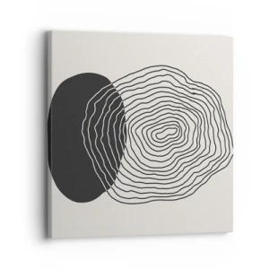 Cuadro sobre lienzo - Impresión de Imagen - Persistencia y vibración - 30x30 cm