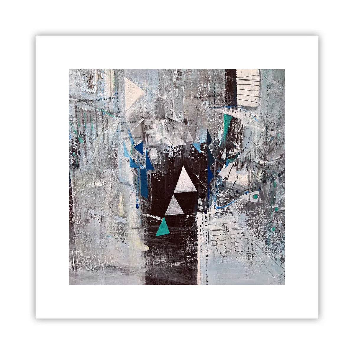 Póster - El orden superior de los triángulos - 30x30 cm