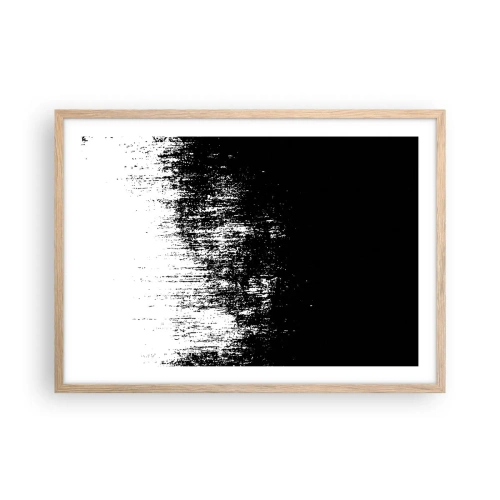 Póster en marco roble claro - Y el ganador es... - 70x50 cm