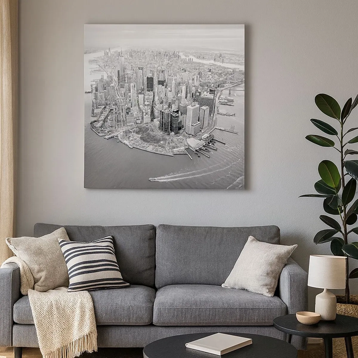 Cuadro sobre lienzo - Impresión de Imagen - ¿Cómo no amar este lugar? - 30x30 cm