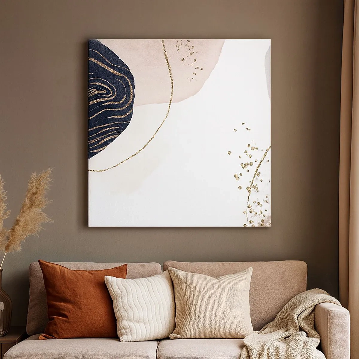 Cuadro sobre lienzo - Impresión de Imagen - Todo fluye - 30x30 cm