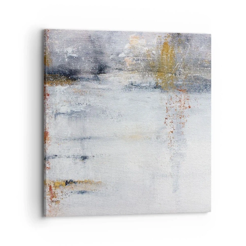 Cuadro sobre lienzo - Impresión de Imagen - Tras una cortina de aire - 70x70 cm
