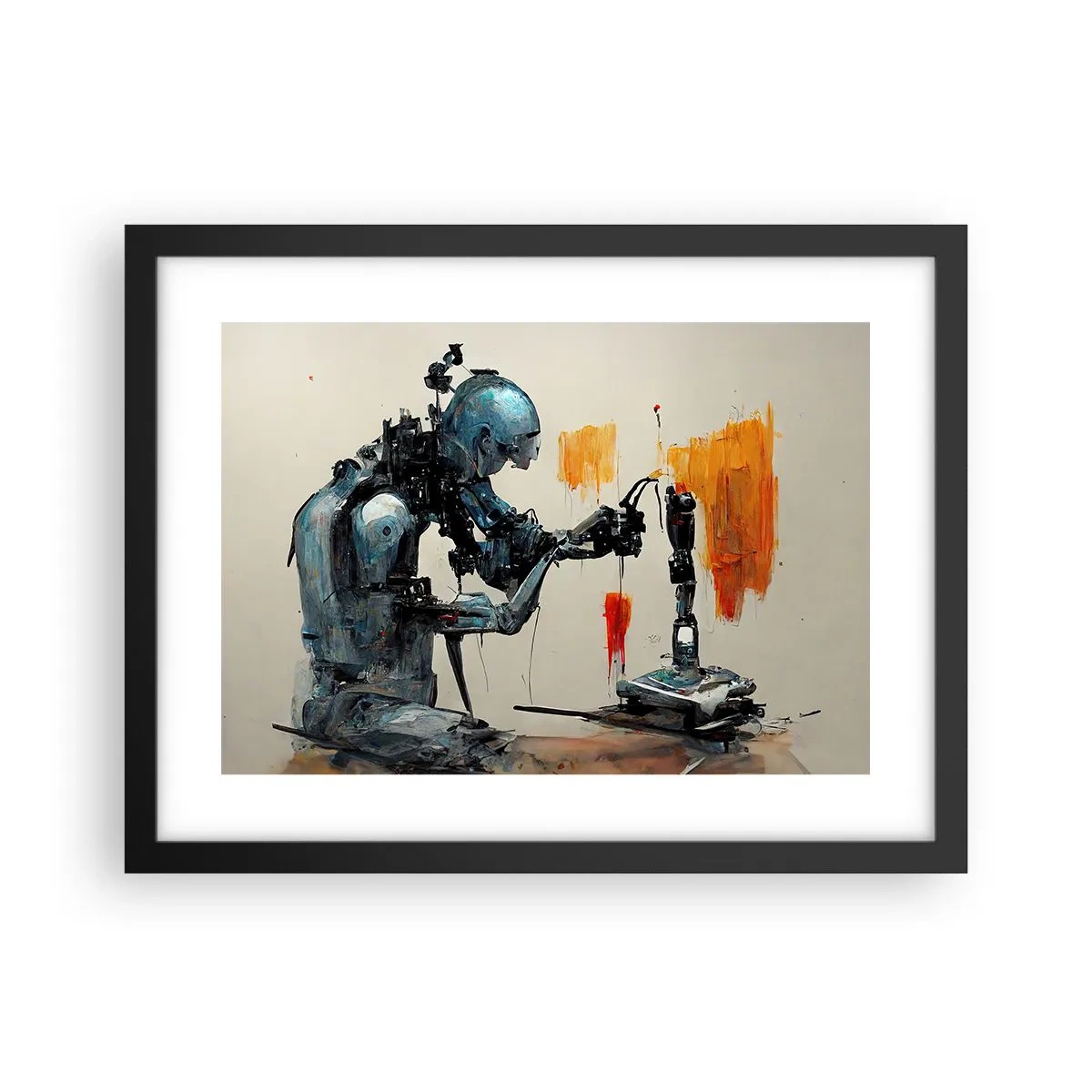 Póster en marco negro - Próximamente... - 40x30 cm